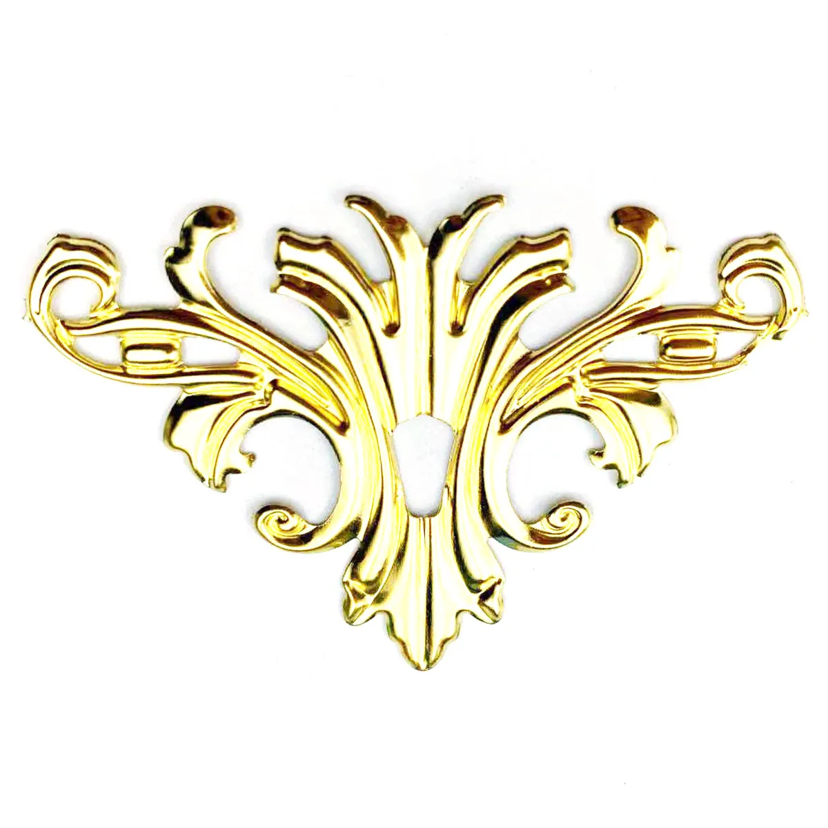 Gold-Silberfarbener Hochzeits-Phönix-Kronen-Verbinder, Blumen-Filigran-Umwicklung, Legierungsverzierungen, handgefertigter Schmuck, DIY-Zubehör, 70mm – Detail 4