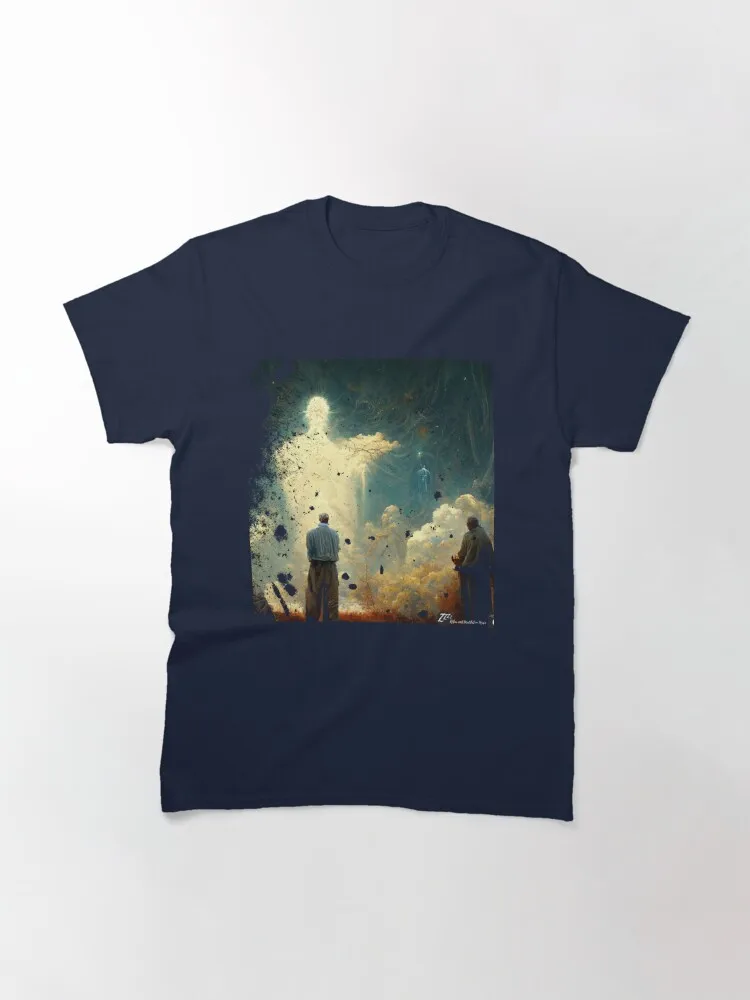 T-shirt Meeting with God, Graphics made in AI MidJourney  Classic T-Shirt