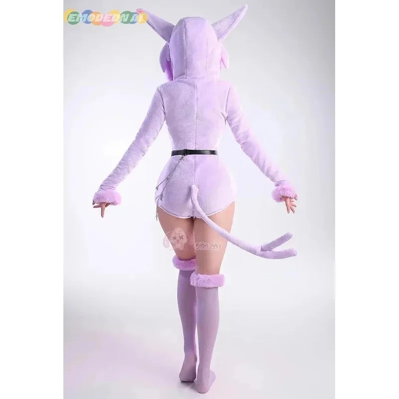 

Anime Espeon Cosplay Costumes Jumpsuits Home Wear Game Role Play Uniform Halloween Carnival Party Loungewear For Women Girls FGD