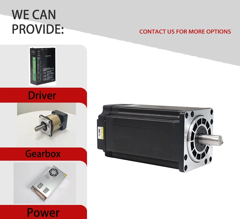 มอเตอร์เซอร์โวสเต็ปเปอร์ NEMA 42 แรงบิดสูง ดีไซน์แบบวงปิดไฮบริดสำหรับงานอุตสาหกรรม ควบคุมง่าย พร้อมบริการที่ดี