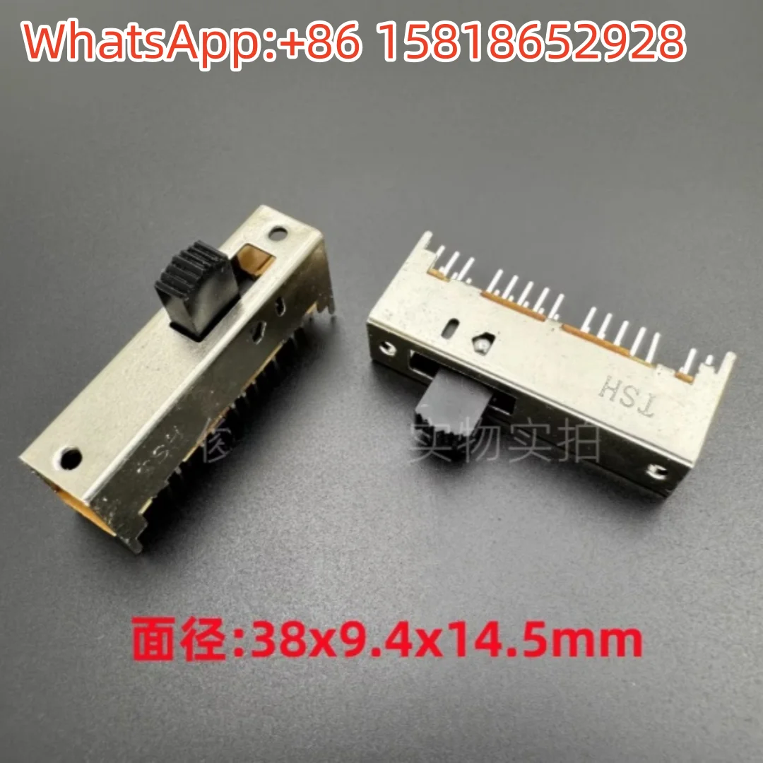 5pcs TSH SS64D01G8 Sliding Toggle Switching Power Supply Push Double Row 30 Pins 4 Gear Push Shank 8mm Height