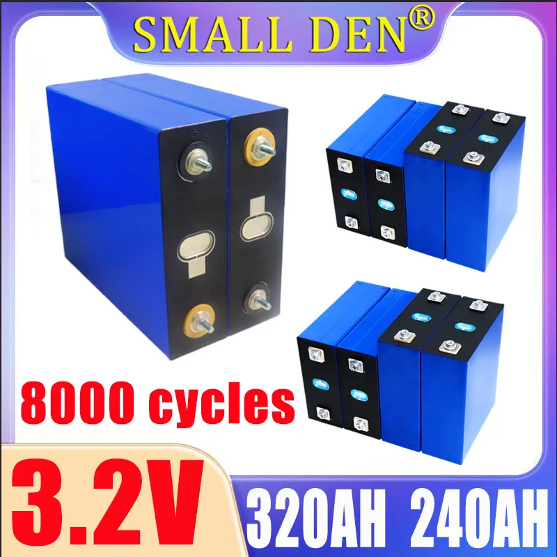 3.2V 320AH 240AH LiFePo4 battery DIY 12V 24V battery deep cycle suitable for solar energy systems used in golf carts and ships