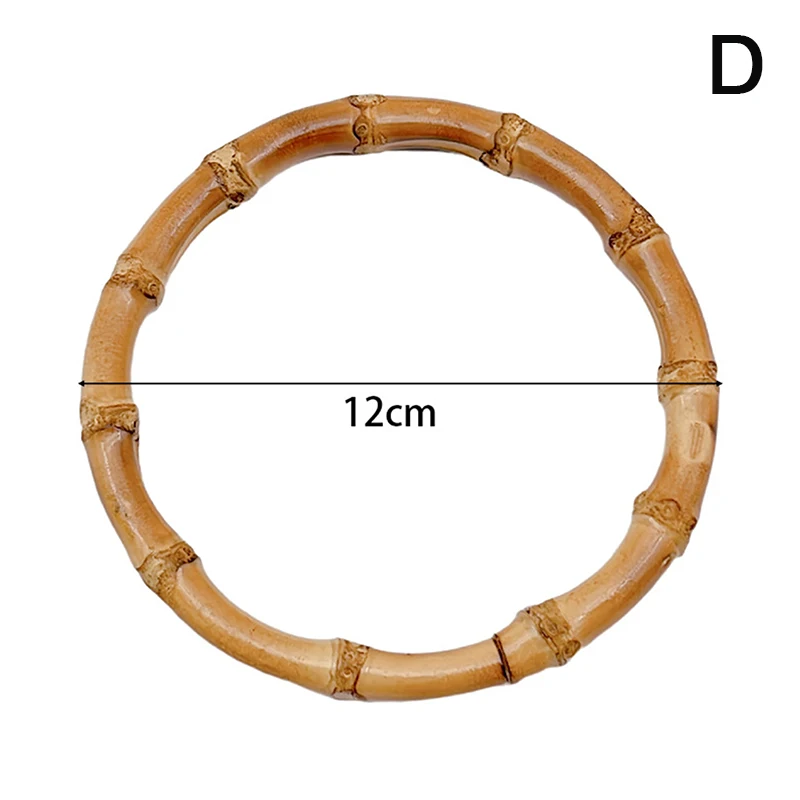 D Forma Saco De Madeira Lidar Com Anel, DIY Substituição Bolsa, Tote Alças, Bolsa Quadro, Alça Do Saco, Bagagem Artesanal Acessórios
