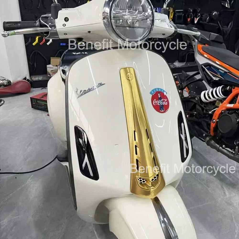 For Vespa Sprint Primavera 150 Sprint150 Motorcycle Accessories Front Head Fairing Cover Horn Decoration Shell