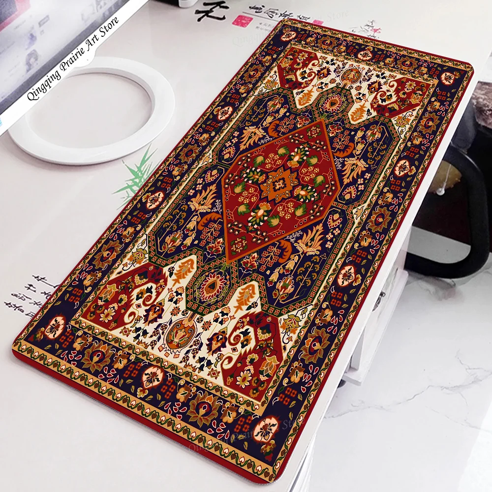 Turkey Persian Bohemian Mousepad Large Gaming Mouse Pad LockEdge Thickened Computer Keyboard Table Desk Mat