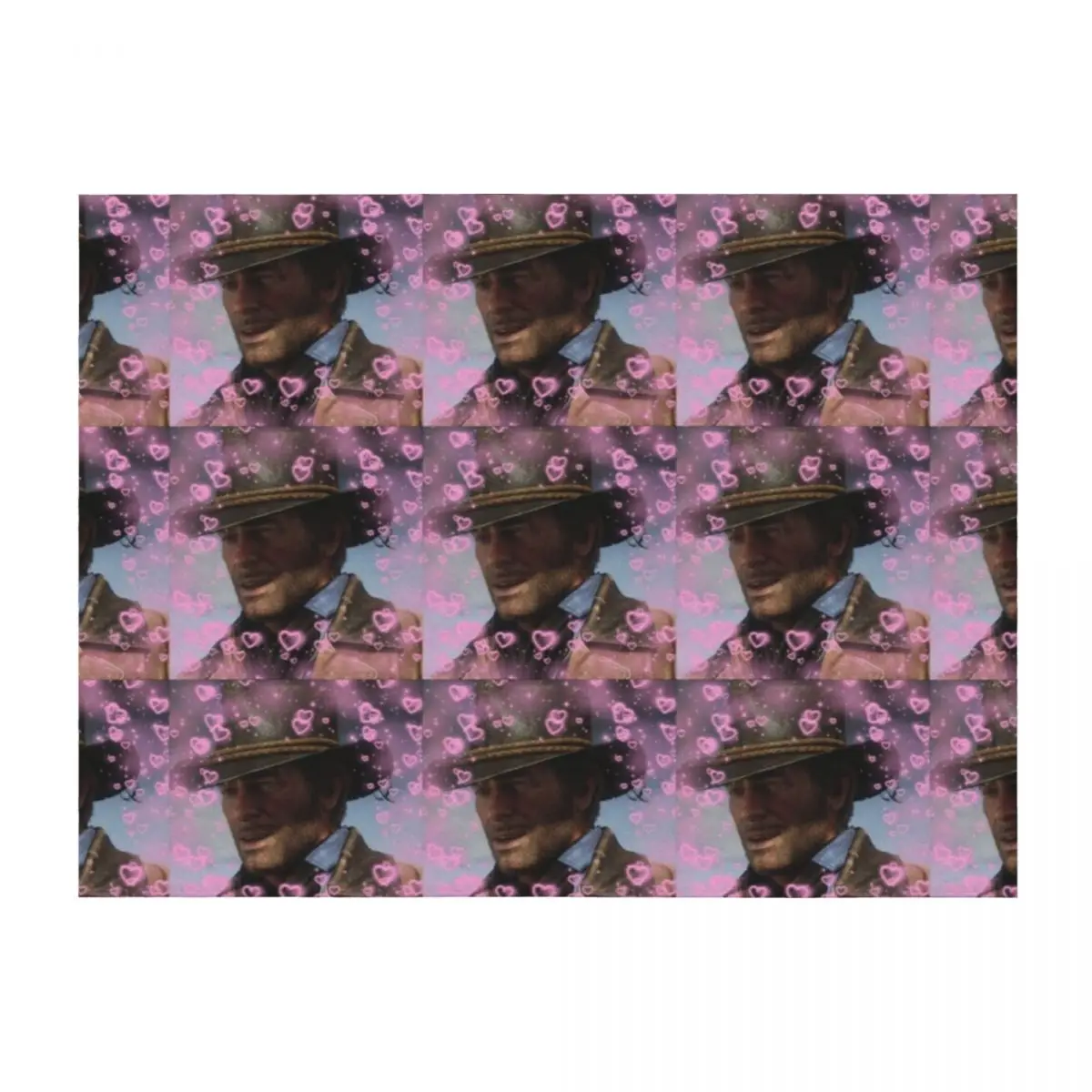 

Arthur Morgan Hearts Throw Blanket Luxury St Heavy Decoratives Shaggy Blankets