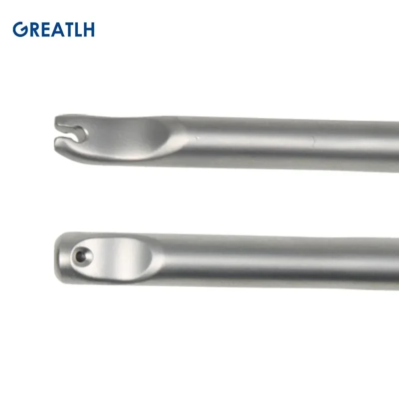 1pcs Stainless Steel Laparoscopic Knot Pusher Laparoscopic Instruments Abdominal Training Instrument