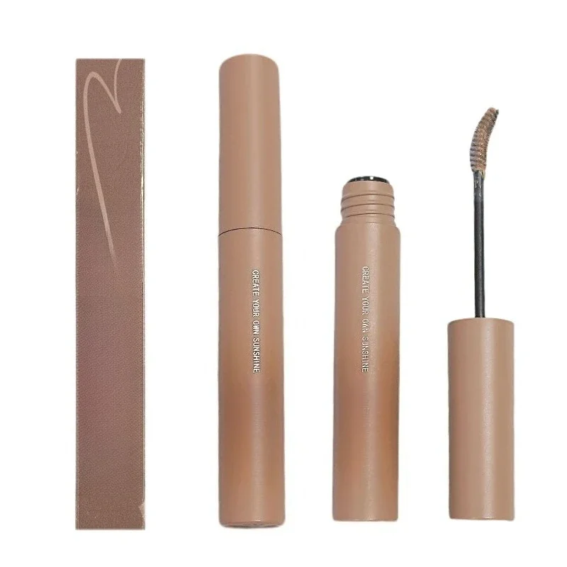 Krem do brwi 3D, długotrwały różowo-brązowy kolor, tusz do brwi, odporny na pot, krem do stylizacji brwi, kosmetyki dla początkujących