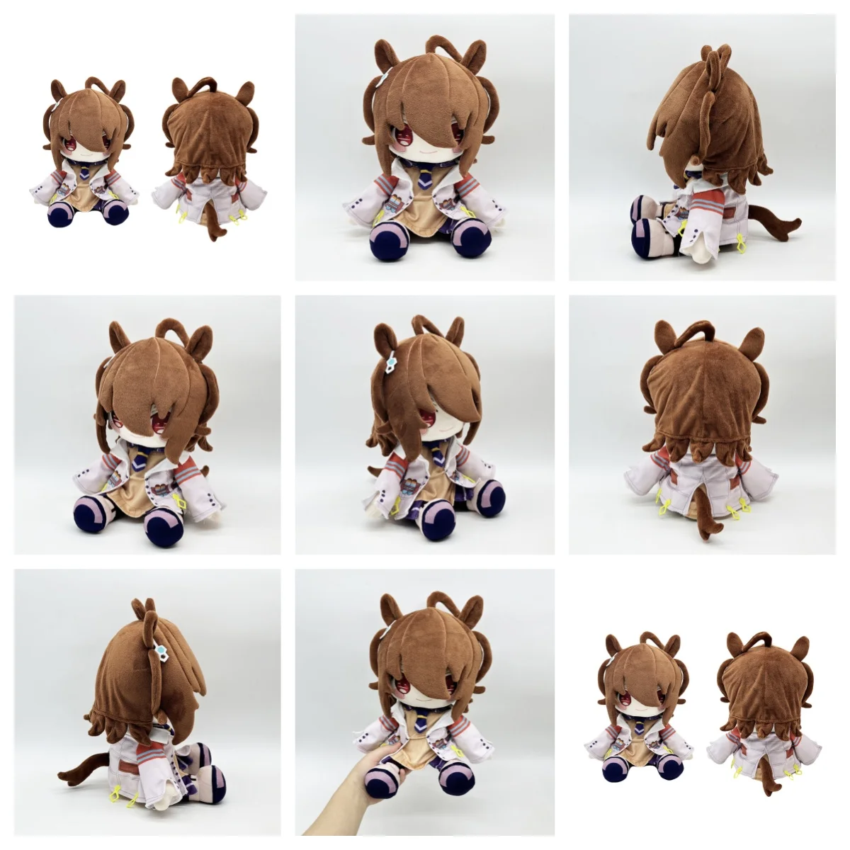 

2PCS Uma Musume Pretty Derby Tokai Teioperimeter Sitting Pose Suzuka Pendant Cute Collectible Novelty Anime Merchandise