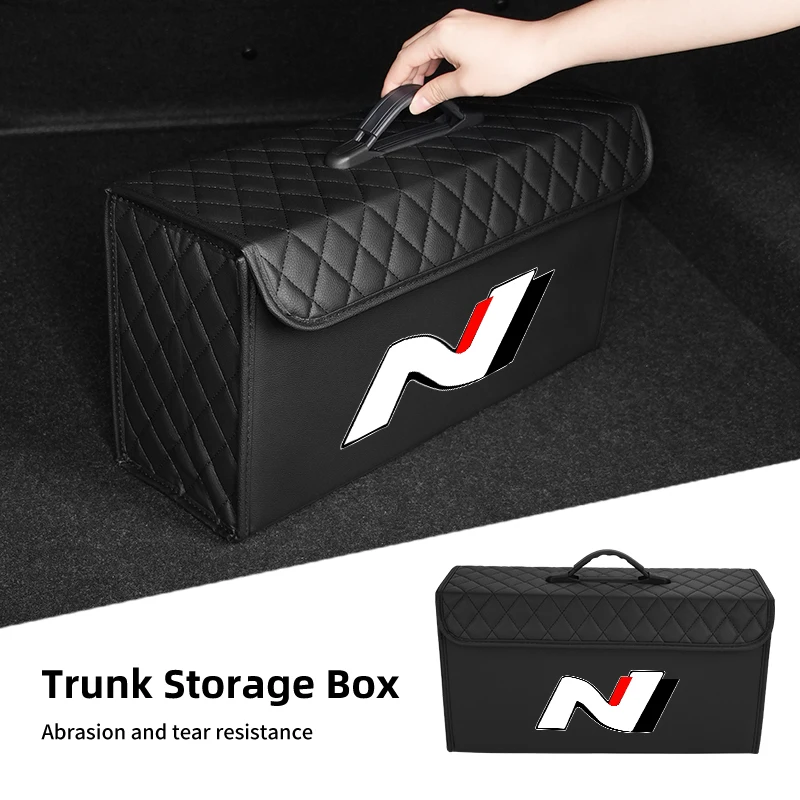 

Car Trunk Storage Box Multiuse Portable travel Organizer Tools Bag For Hyundai I30 I20 IX35 I40 Tucson Getz Veloster Kona Elantr