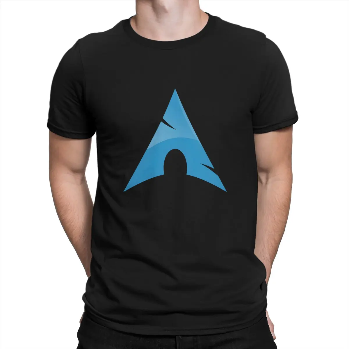 Arch Linux Man's TShirt Linux Crewneck Tops Fabric T Shirt Humor High Quality Gift Idea