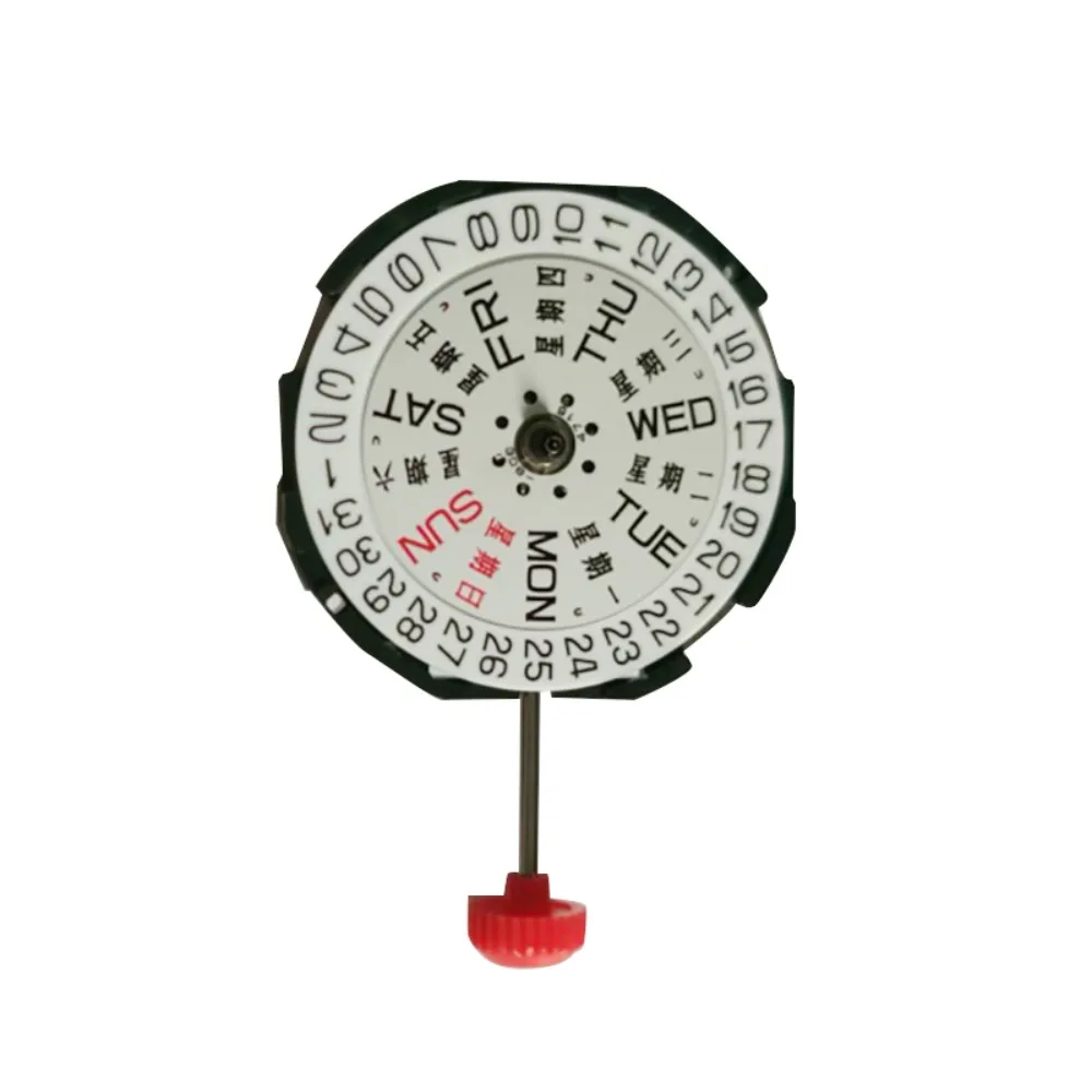 Запчасти для часов, кварцевый механизм с двойным календарем для ETA 2035 2015, детали для ремонта часового механизма