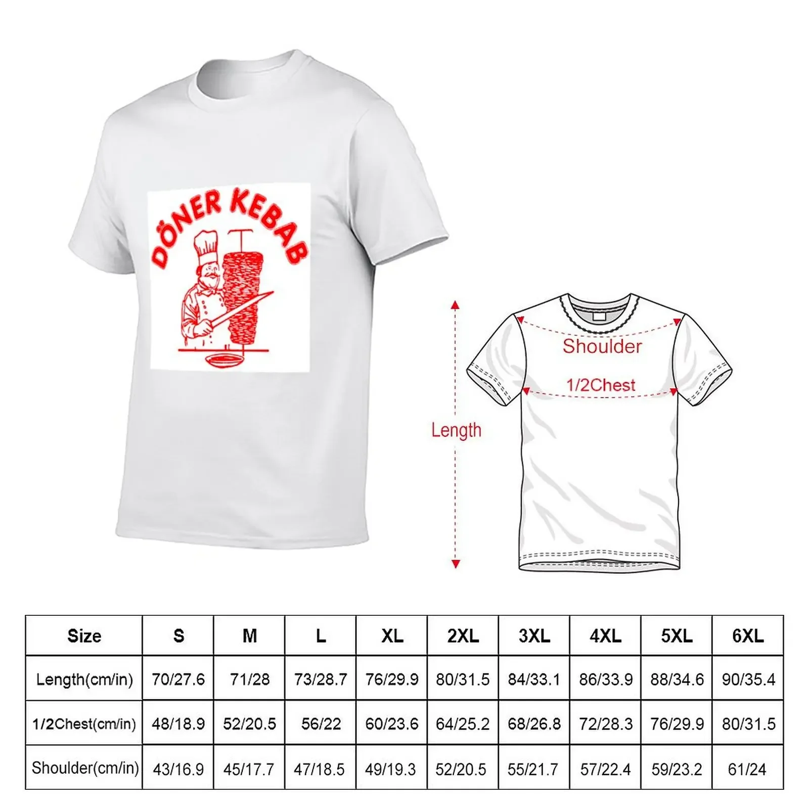 Doner Kebab Original 12 T-Shirt graphics custom shirt anime men tshirt