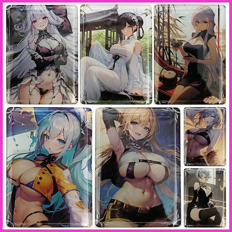 

Anime Goddess Story Rare Epoxy Refraction Collectible Cards Taiho Yuuki Asuna Skirk Hatsune Miku Toys for boys Birthday Present
