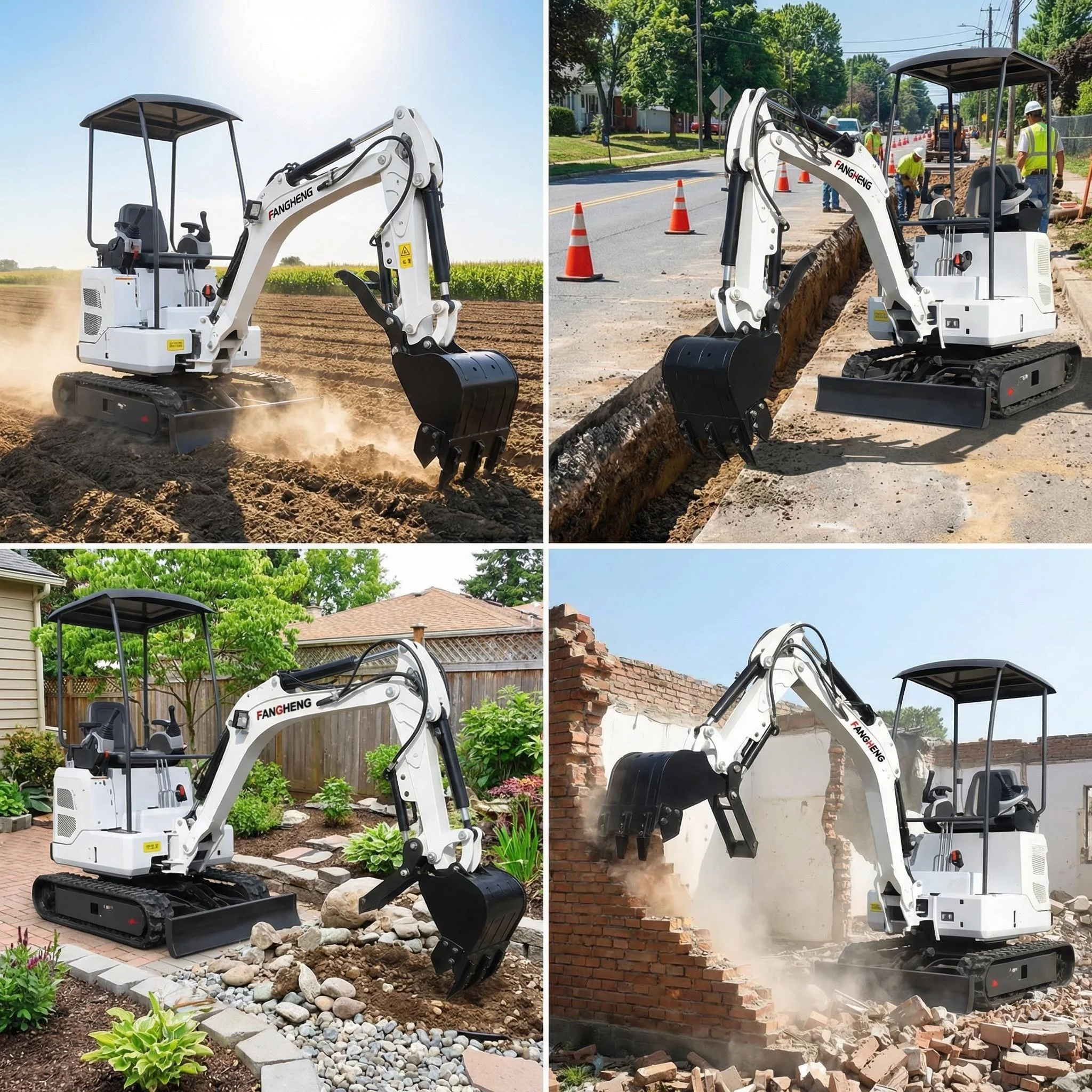 

Hot selling mini excavator,1 ton 1.8 ton 2 ton multifunctional small excavator customized enclosed excavator for quick delivery