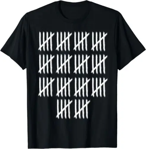 70th Birthday Tally Marks - 70 Year Old B-Day Gift Tee T-Shirt S-3XL