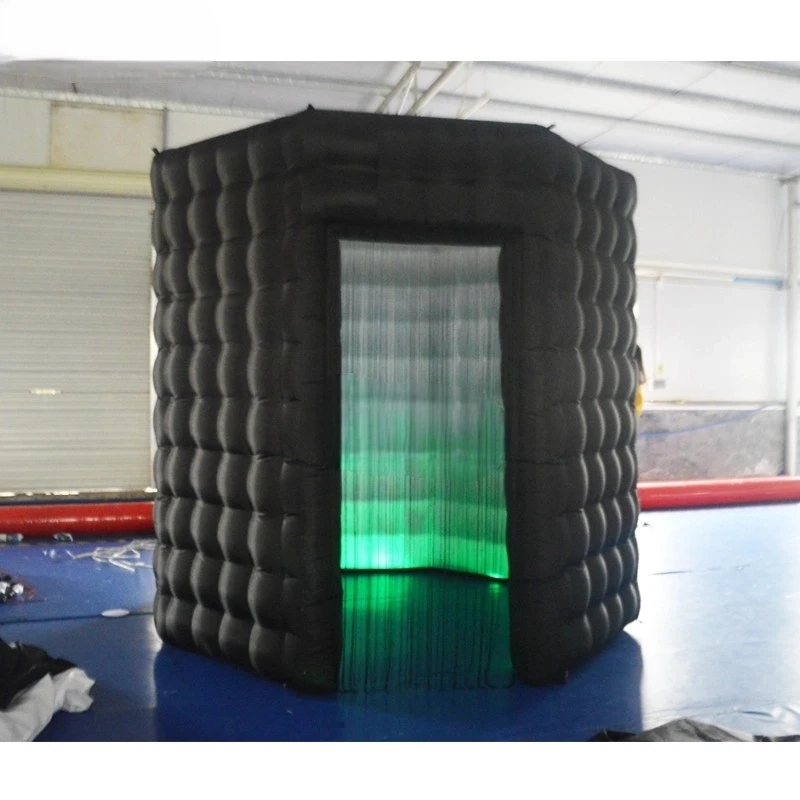 

Booth Backdrop Octagon Inflatable Photo With Blower 2.5mh Inflatable Photo Booth Enclosure For Wedding Events Advertising