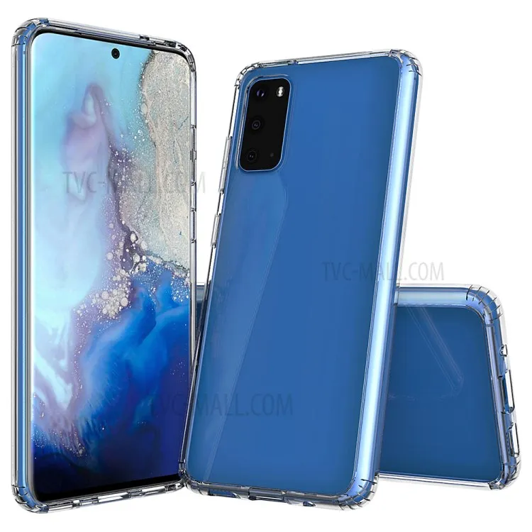 

Clear Anti-scratch Acrylic + TPU Hybrid Case for Samsung Galaxy S20 4G/S20 5G