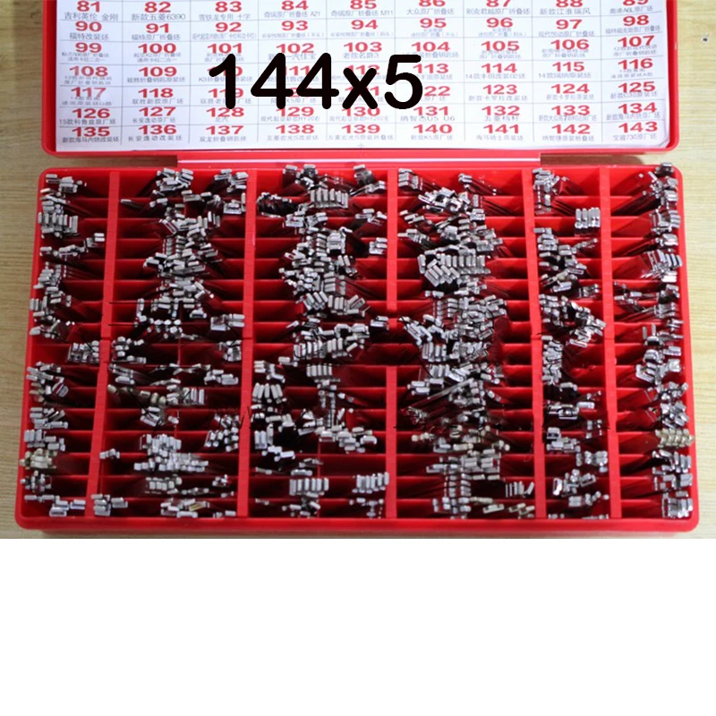 720 PCS 144 Models Auto Key Bland Flip Folding Remote KD VVDI Key Blade For JMD XHorse Keydiy Remote Car Keys