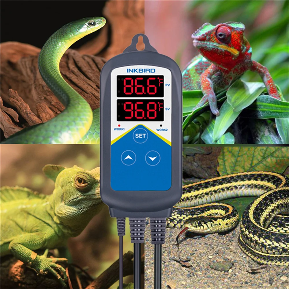 Imagem -06 - Inkbird-pré-wired Aquecimento Temperatura Controlador eu Digital Timer Termostato Controlador sem Refrigeração Itc306t