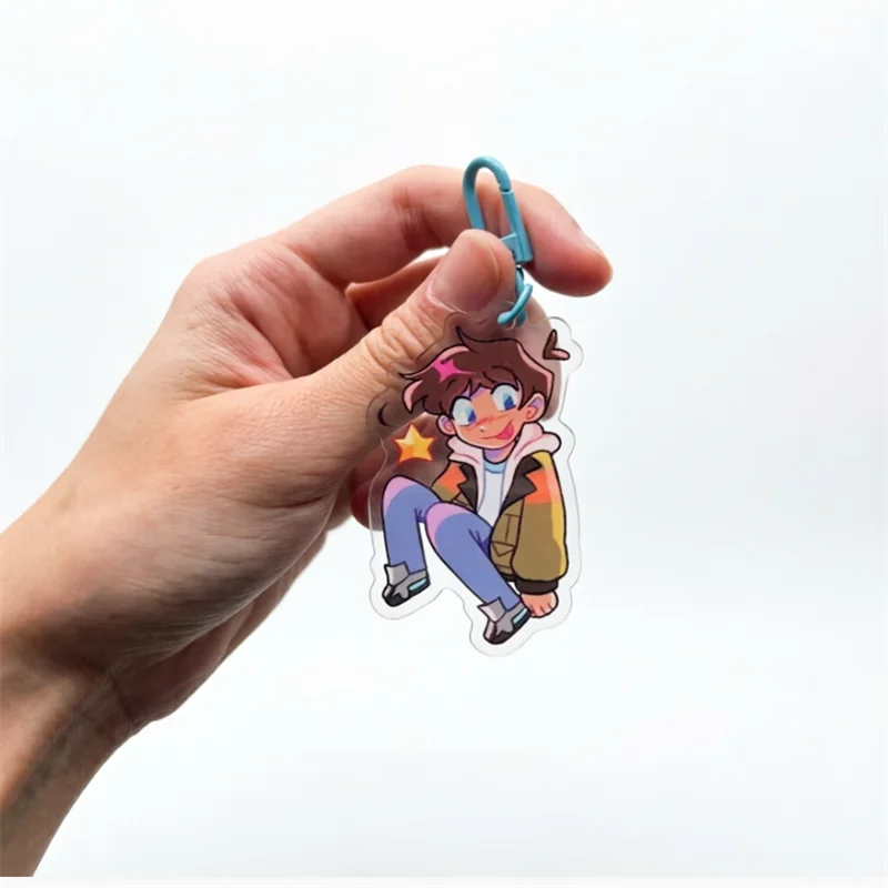Voltron Legendary Defender Keychain Lance Keith Anime Acrylic Keyring Klance Merchandise 2.5 Inch