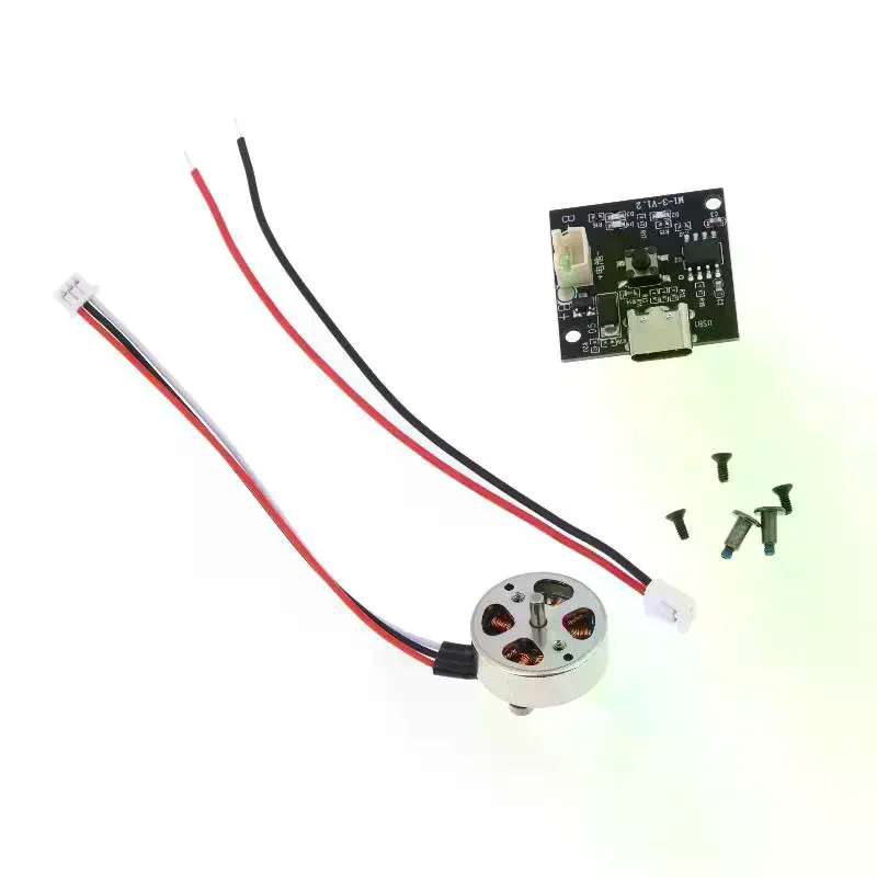 1503 Brushless Motor Fan Kit With 6cm Blade Driver Board Type C USB Powered 6 Speed Adjustable For DIY RC FPV Drone Quadcopter