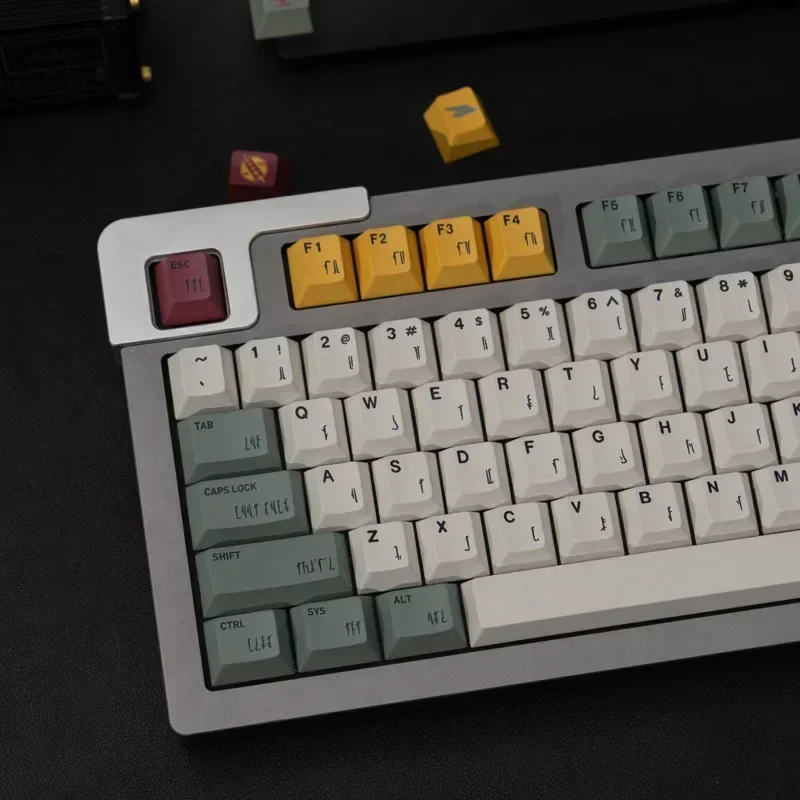 

130 Keys/set Boba Fett Keycaps Cherry Profile Keycap Dye Sub Key Caps For Keychron 65% 75% Anne GH60 GK64 Poker