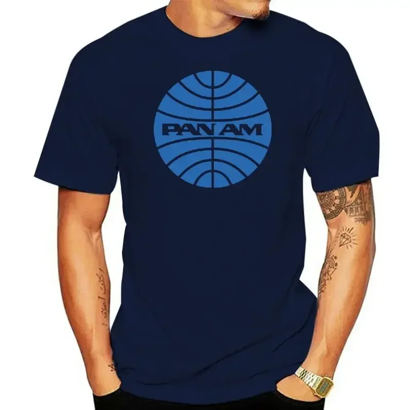 PAN AM airline T Shirt - Retro Airline T Shirt - PANAM PAN AM  COTTON  streetwear anime clothes vintage  Short Sleeve