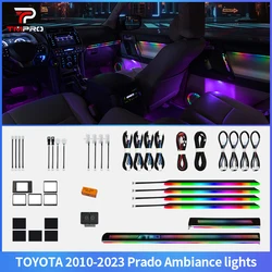 TMPRO 64 Colors LED Safety assistance systems Ambient Lighting For Toyota Prado 2010-2023 Automotive Interior Decoration