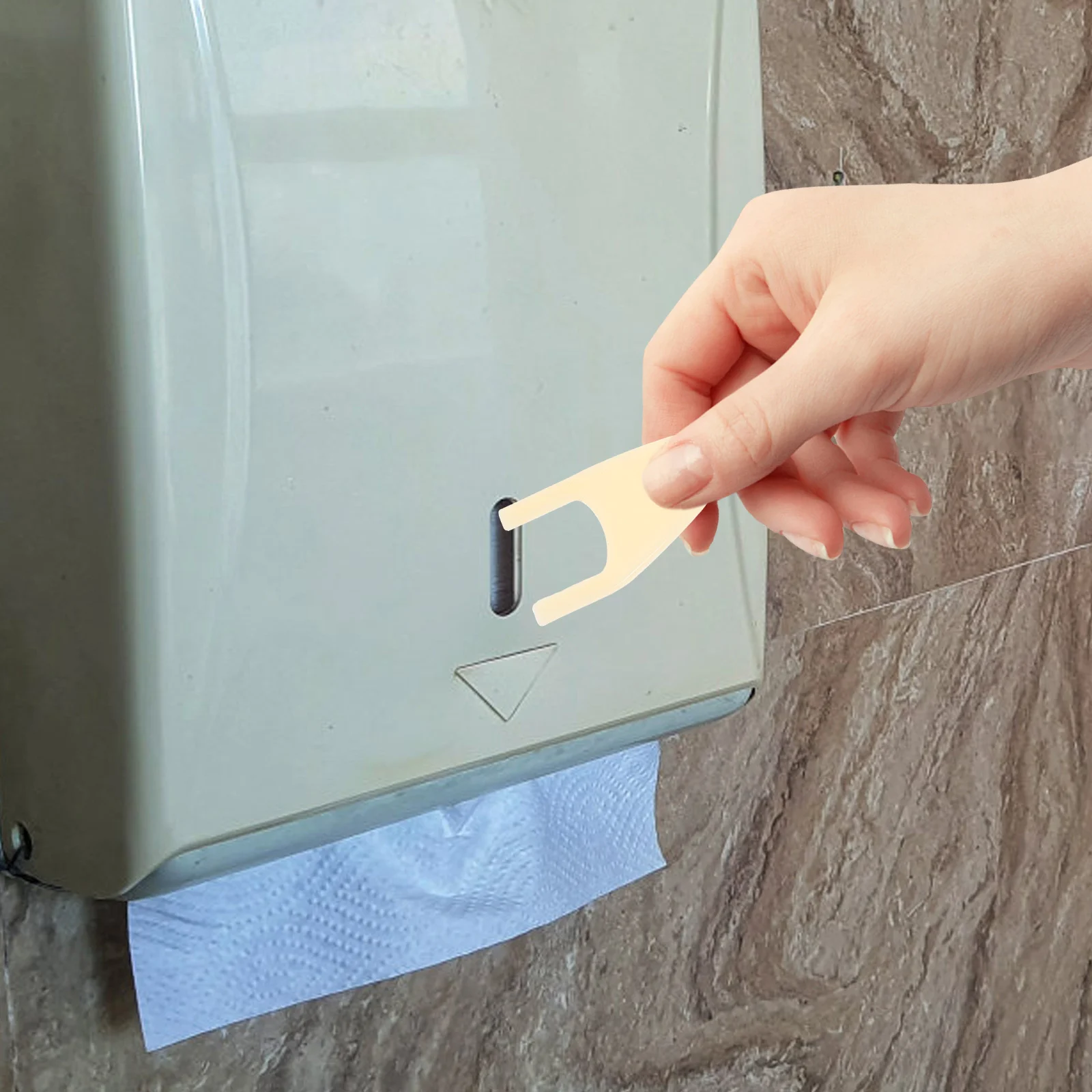 

Universal Replacement Paper Towel White Durable Plastic Lock For Commercial Home Hotel Box Protection Easy Install Safety Secure