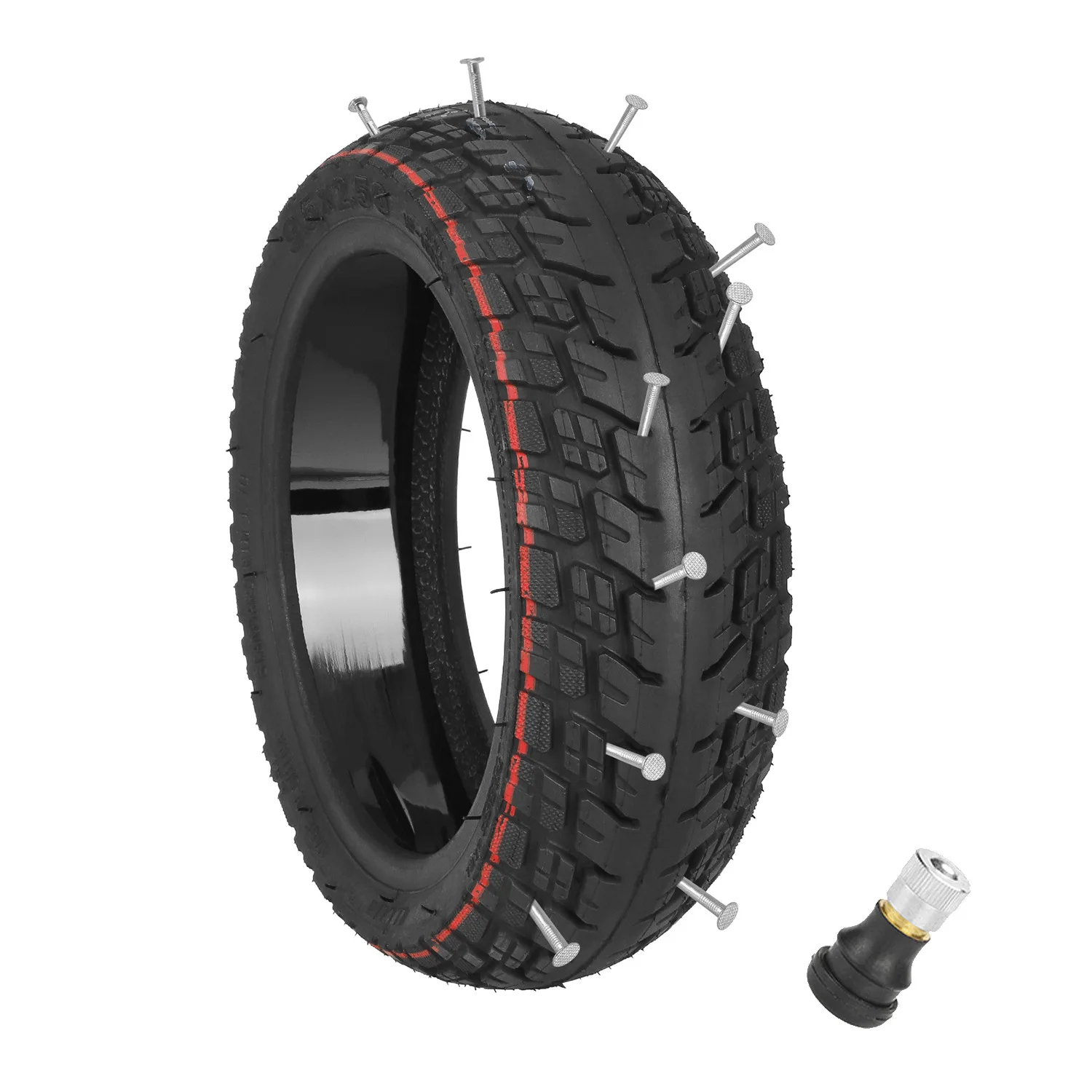 

9.5 Inch 9.5*2.50 Vacuum Tire For NIU KQI3 Electric Kick Scooter Off-road Tubeless Tyre Self-healing 9.5x2.50 Parts