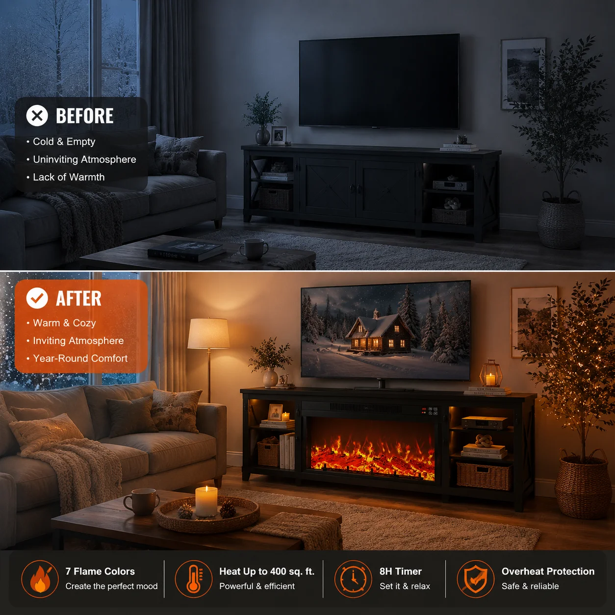 Thumbnail 3 - #12 Best Electric Fireplace Heaters to Buy In 2026