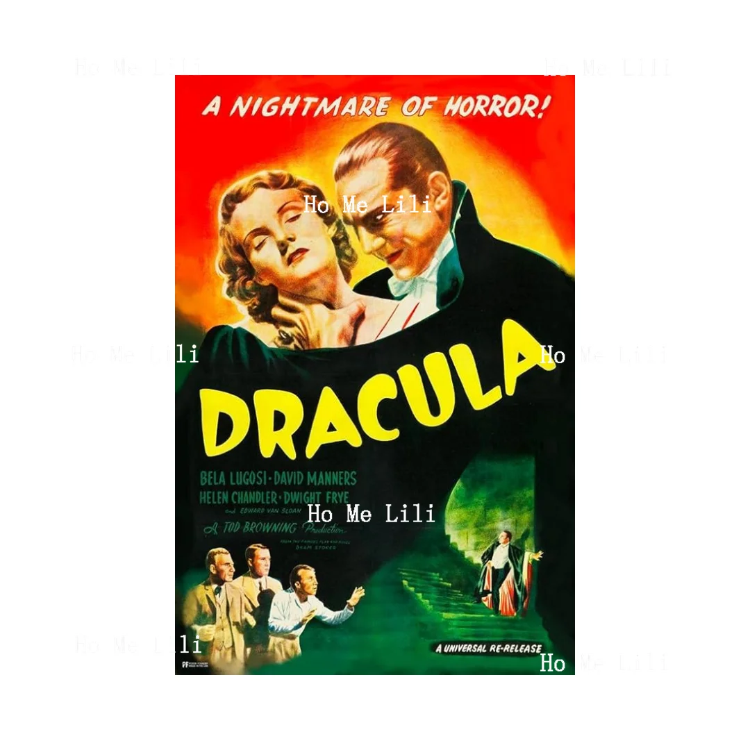 Dracula 1931 Bela Lugosi Horror Nightmare Movie Sea Monster Chronicle Halloween Decoration Cool Wall Decoration Art Metal Tin Lo