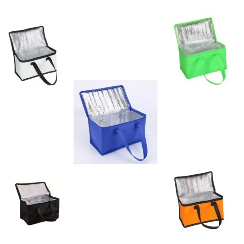 حقيبة عزل حراري محمولة قابلة للطي للنزهات الخارجية، حقيبة عزل حراري للبيرة والكوك، تخزين صندوق الغداء