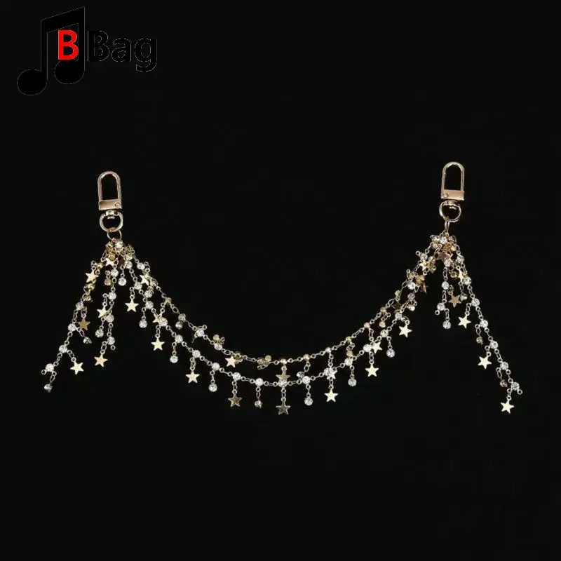 Kawaii Gothic Y2K Lolita Harajuku Large Itabag Extended Chain Goods Charm Anime Diy Ornament Badge Decor Bag Chain