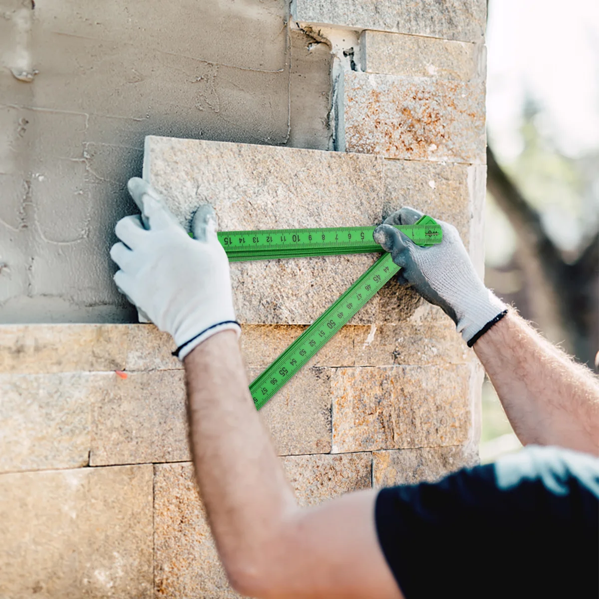 Folding Ruler Foldable Measuring Folable Simple Woodworking Tool Accurate Carpenters