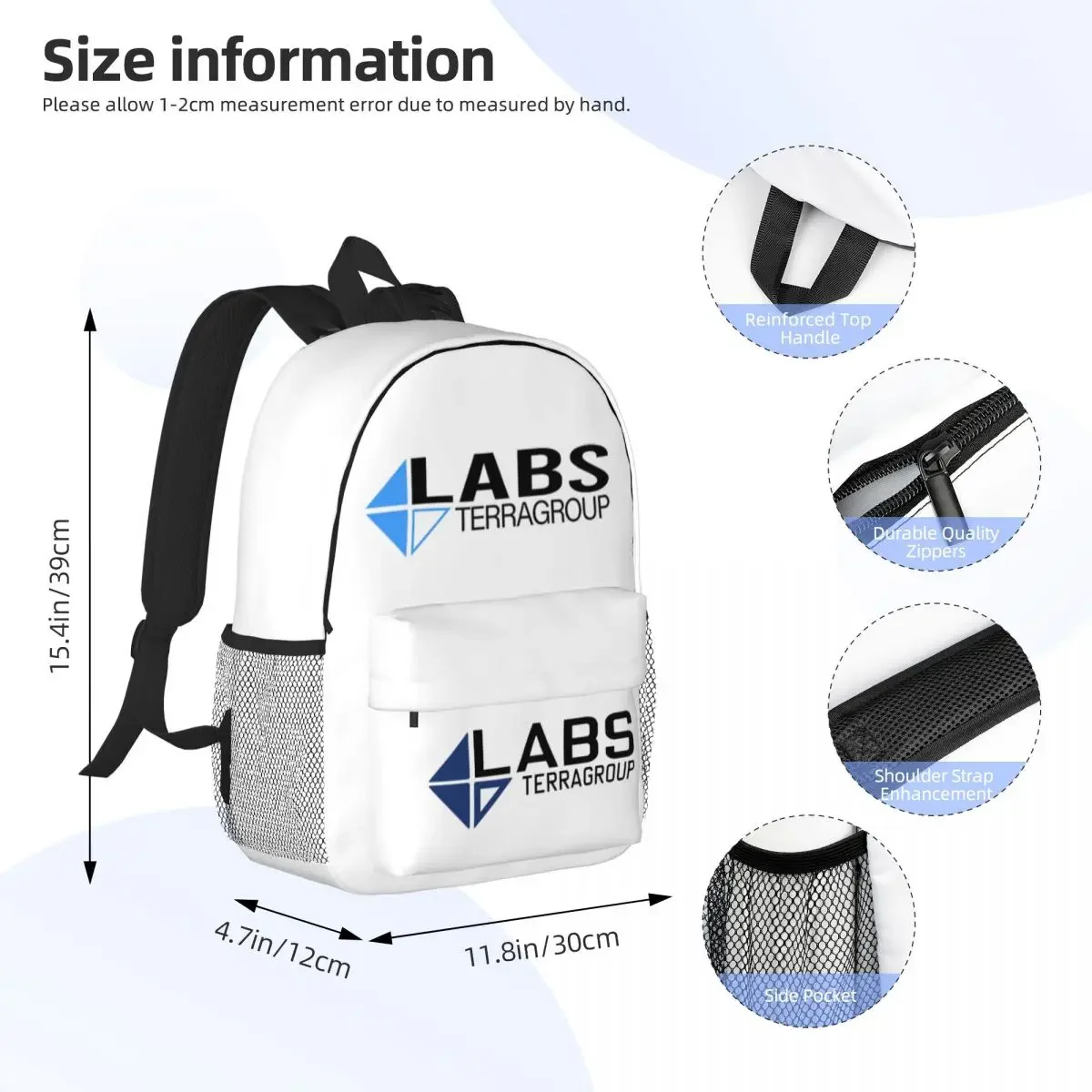 Escape From Tarkov Labs Terragroup Backpacks Boys Girls Bookbag Casual Students School Bags Travel Rucksack Shoulder Bag