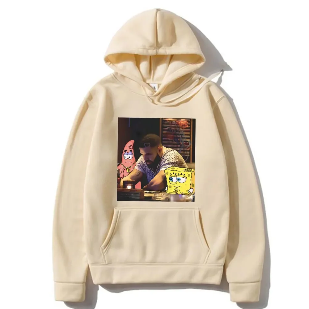 Rapper Drake Take Care Music Album Funny Meme Hoodie Men Women's Casual Fleece Cotton Sweatshirt Men's Hip Hop Oversized Hoodies
