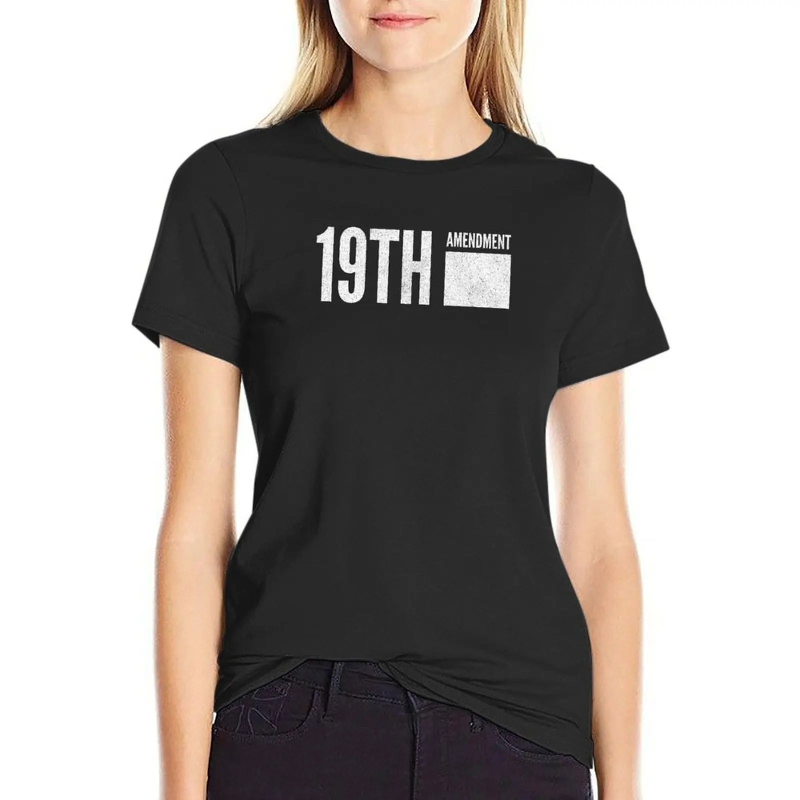 19th Amendment T-Shirt Short sleeve tee graphics t shirts for Womens