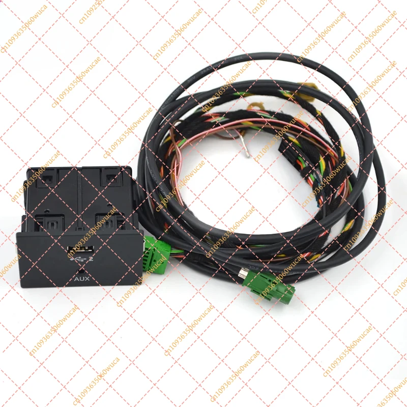Modified Carplay Interface USB Cable Small & Big Plug, OE 8V0 035 708 81A 035 726 81A 035 736 Fit for Audi Q2 A3 S3 RS3