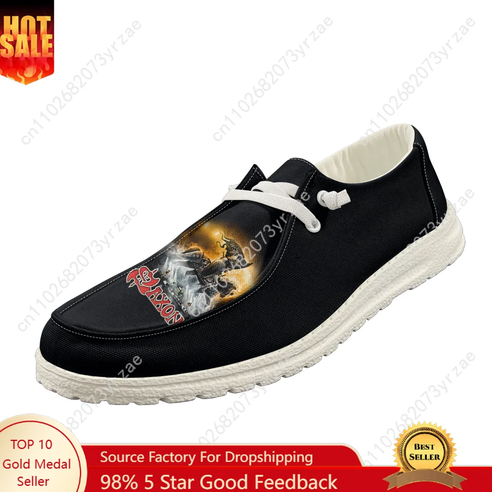 

Saxon Band Casual Shoe Mens Womens Breathable Flat Footwear Indoor Outdoor Lightweight High Quality Pattern Text Custom Shoes