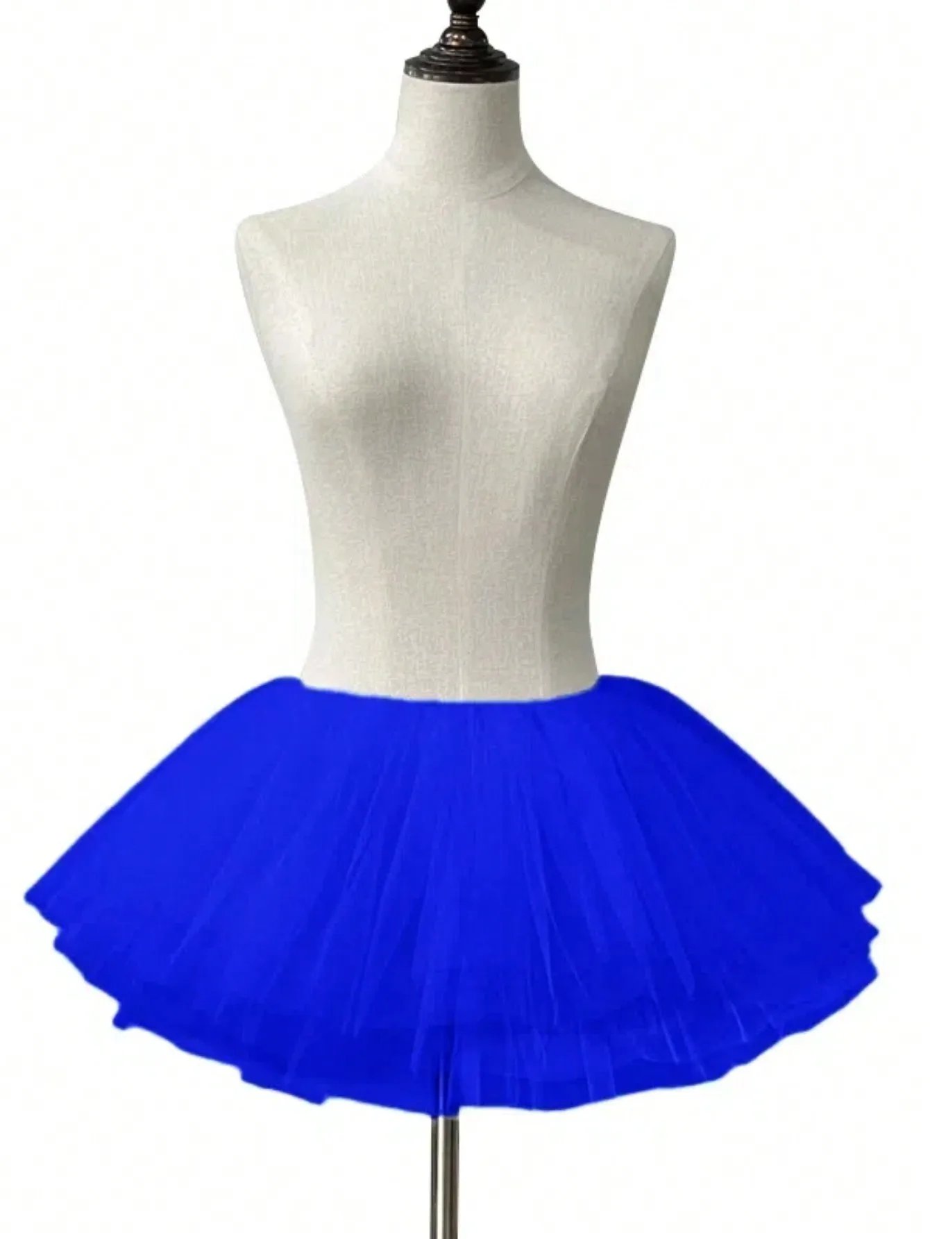 Hot New Puffy Tulle Lolita Underskirt Women Cosplay Ballgown Kids Bridal Boneless Petticoats Tutu Dress