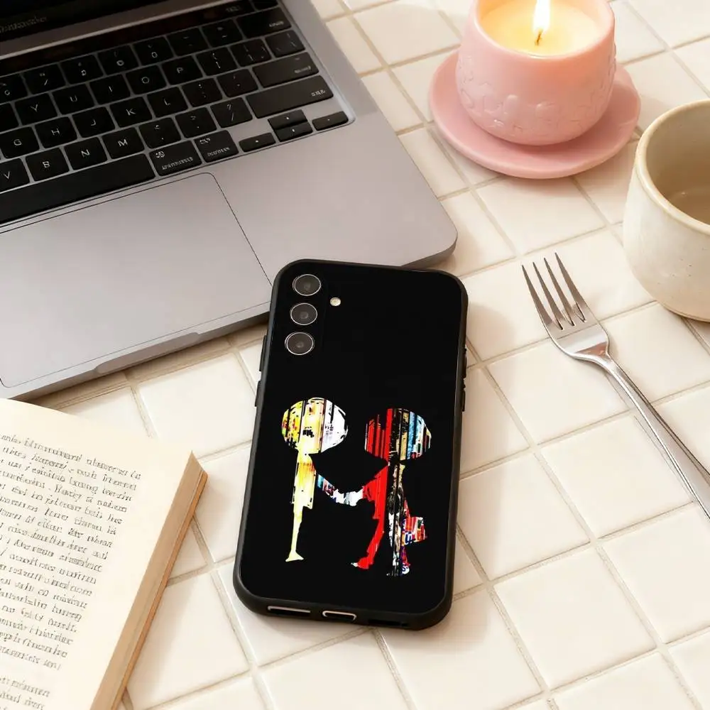 Funda de teléfono clásica R-Radiohead Rap Band para Samsung Galaxy A73,A72,A71,A70,A53,A52,A51, otros carcasa negra suave