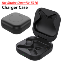 Open Ear Headphones Charging Case with 600mAh Battery for Shokz OpenFit T910 Replacement Earphone Charging Box Type-C Charge