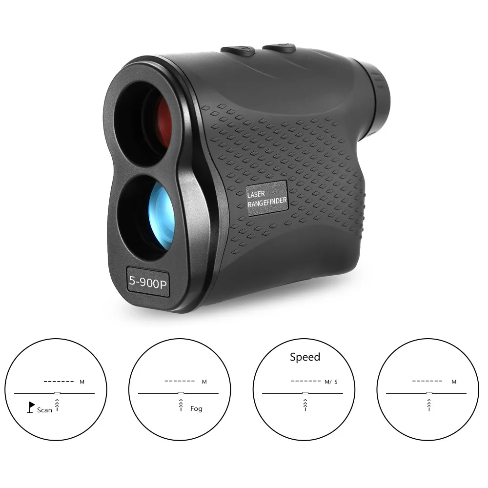 500M / 600M / 900M Golf Rangefinder Distance Meter Speed Tester Range Finder Digital Hunting Measurement Monocular Telescope