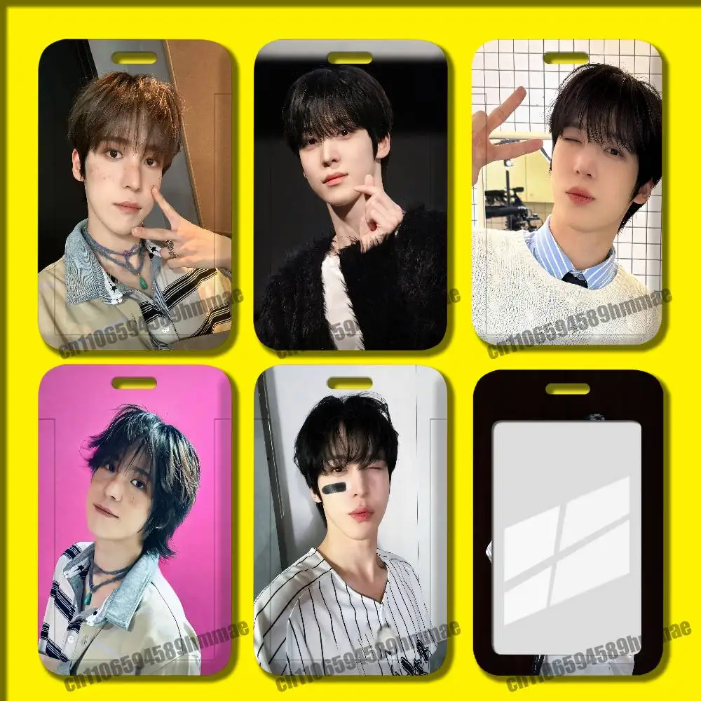 For Jeong Yun-ho Yunho Employee ID Card Holder Office Badge Student Bank Work Credit Holders Hard Case Shell