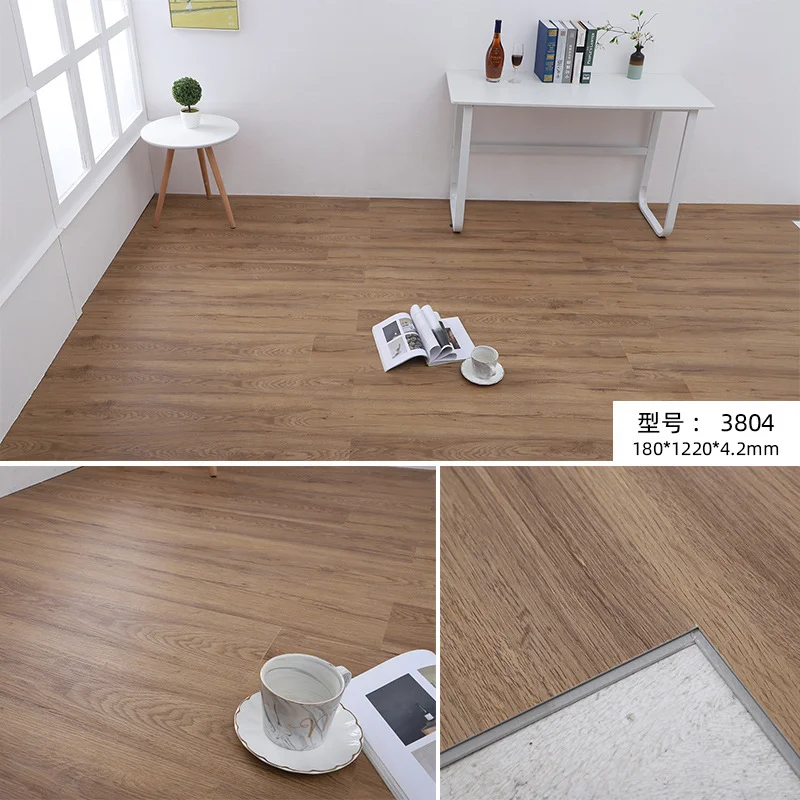 أرضيات SPC صلبة من الدرجة التجارية 4.5 مم، أرضيات داخلية متشابكة مقاومة للماء ومضادة للانزلاق للأرضيات السكنية التجارية