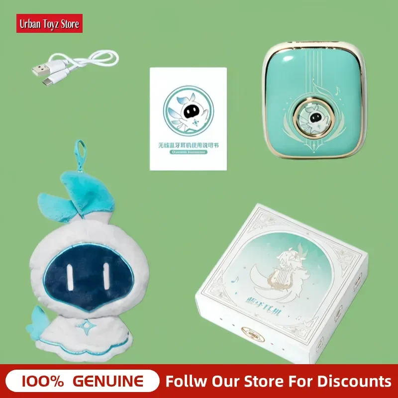 miHoYo Genshin Impact Furina Wireless Earbuds, Bluetooth 6.0 ANC In-Ear Earphones, Custom Voice Prompt HiFi Gaming Headset Gift