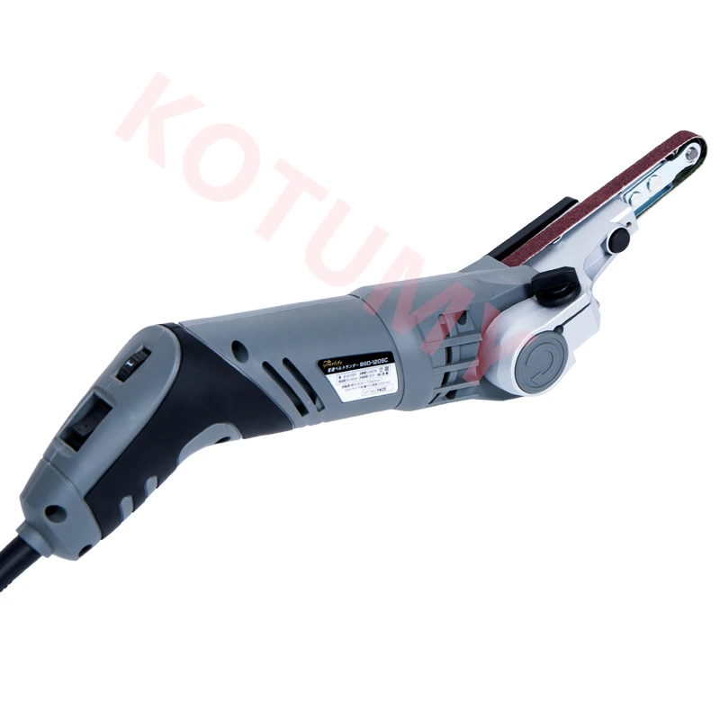 Imagem -04 - Handheld Belt Sander Areia Arquivo Pequena Lixa Máquina Mini Cinto Elétrico Lixar Moagem Afiar Máquinas-ferramentas 220v