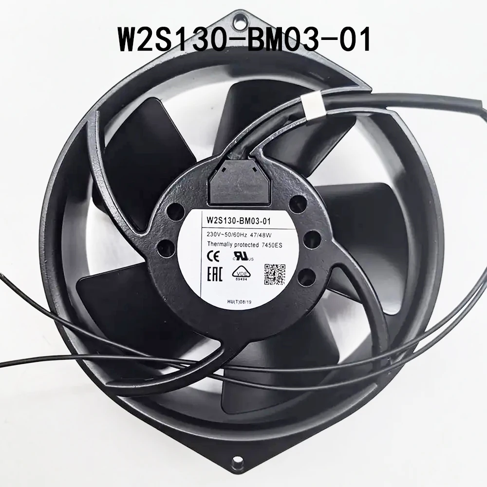 High-Airflow radiator Axial fan 7450ES W2S130-BM03-01 47/46W 230VAC Industrial control fan